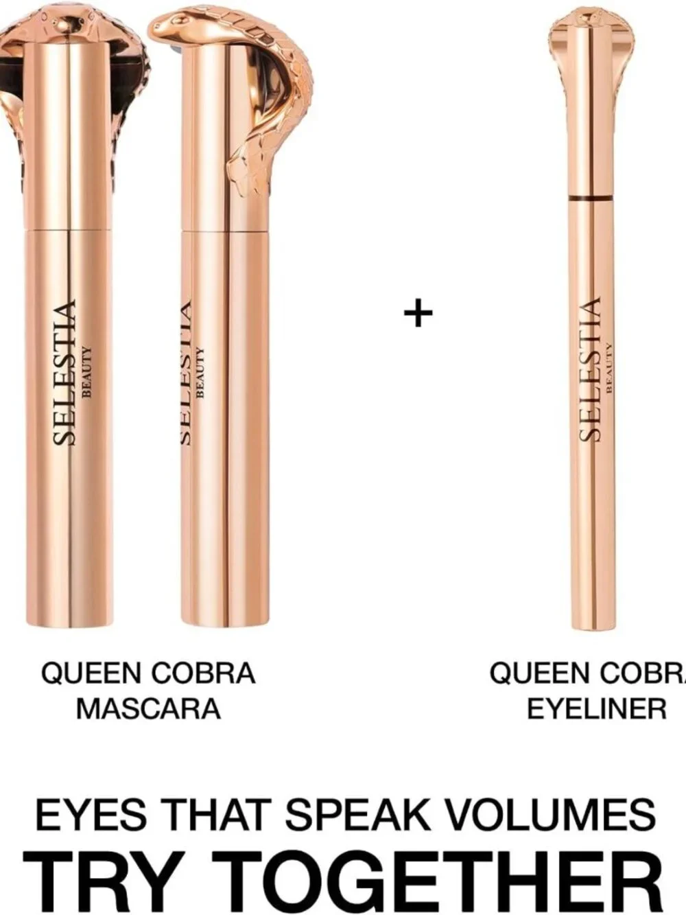Volumizing Black Mascara for Lengthening & Curling - Soft Brush, Long-Lasting